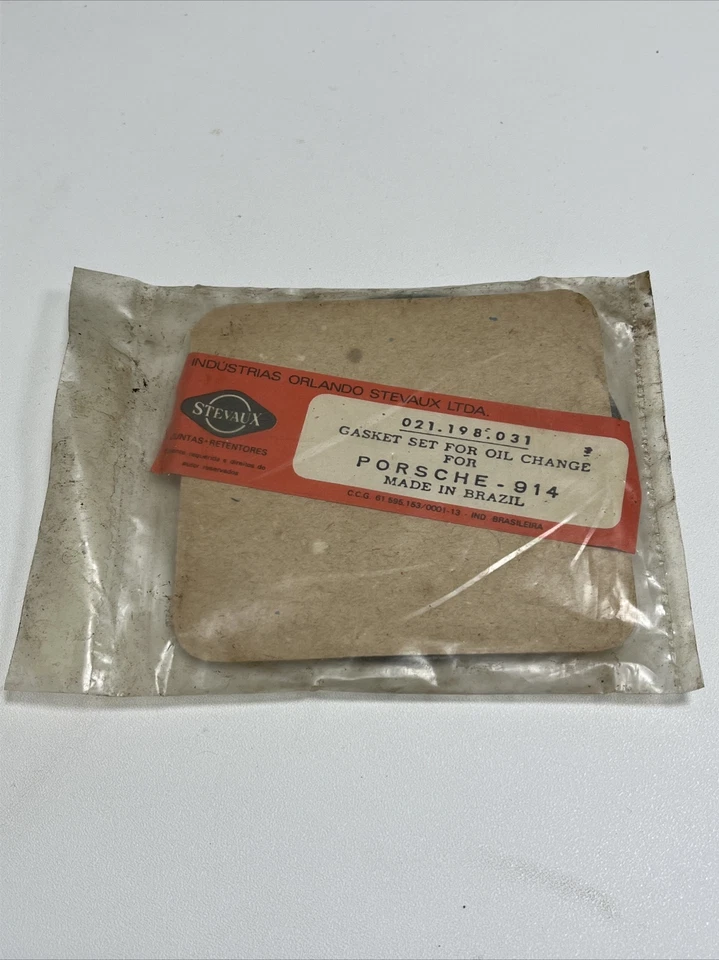 Juego de juntas Porsche 914 para cambio de aceite piezas Stevaux vintage Foto 2 de 4