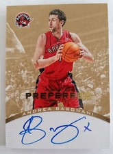 Andrea Bargnani 01/10 AUTO 2012-13 Panini Preferred Gold #106