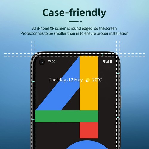 NEW'C Lot de 3 Verre Trempé pour Google pixel 4a 4G Film Protection écran eff... - Photo 3 sur 7