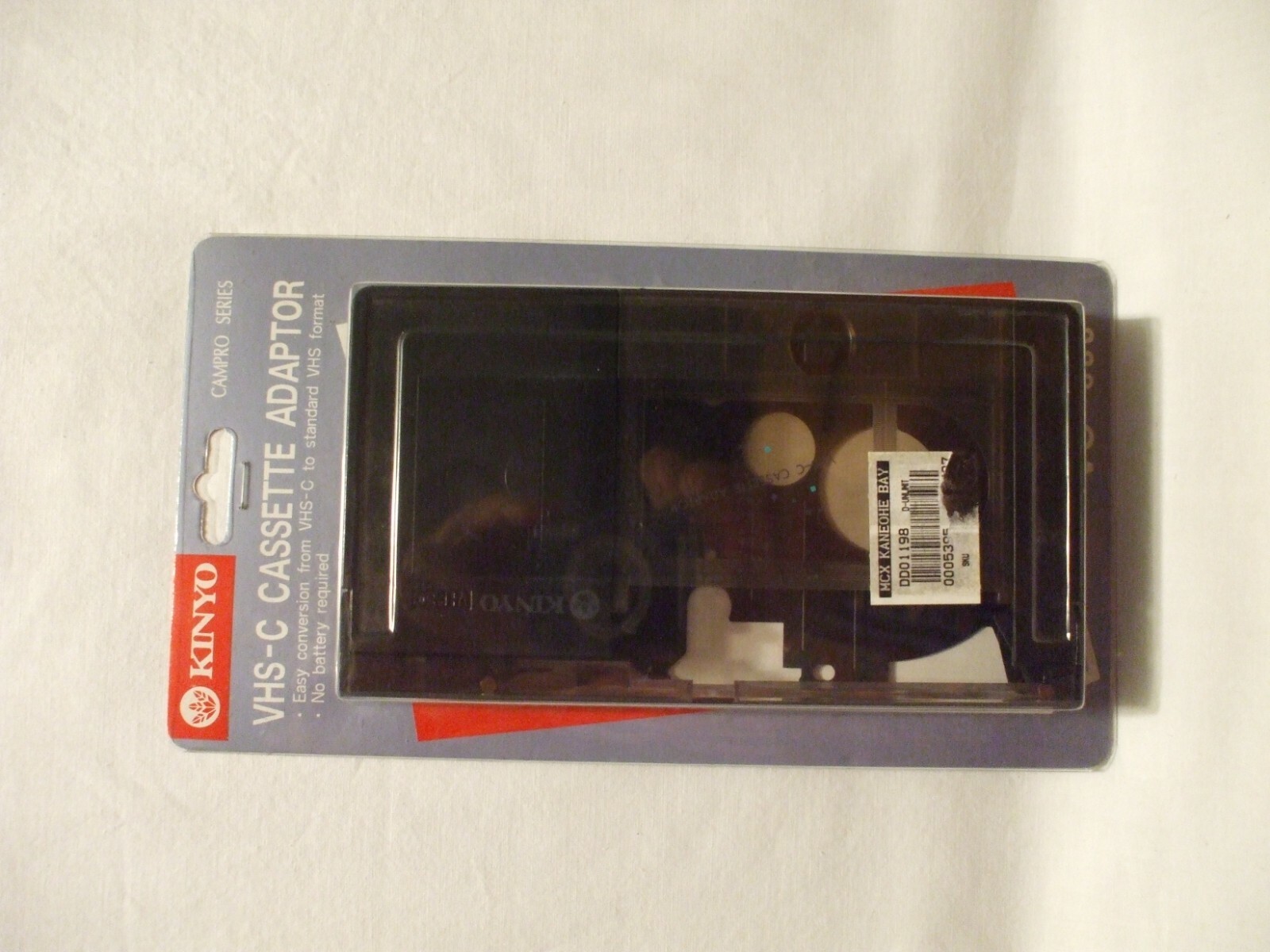 Kinyo Universal VHS-C to VHS Adapter Converts Video Camcorder Tapes To VHS Video