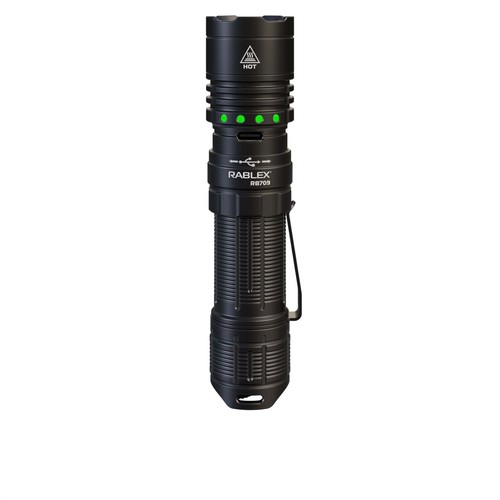 Linterna táctica RABLEX RB709 LED 1500 lúmenes - USB-C, aluminio - Imagen 10 de 10