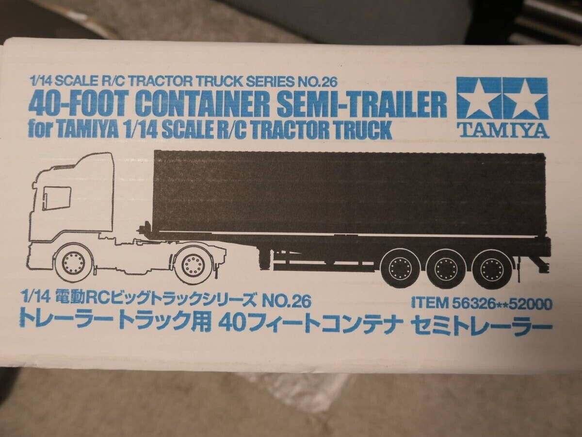 TAMIYA MAERSK 40Ft Container Semi-Trailer for No.26 Trailer Truck