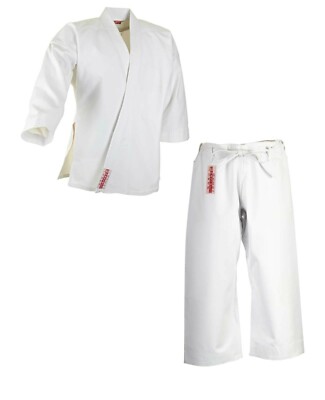 Ju-Sports Karateanzug "Master" weiß 12 oz. - Karate-Anzug - Eur. Schnitt Kimono
