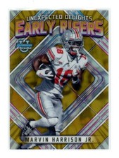 2023 Bowman U Chrome - Marvin Harrison Jr. Early Risers Gold Refractor /50