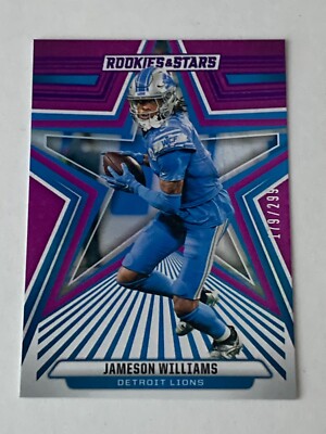 2024 Panini Rookies & Stars JAMESON WILLIAMS purple 179/299