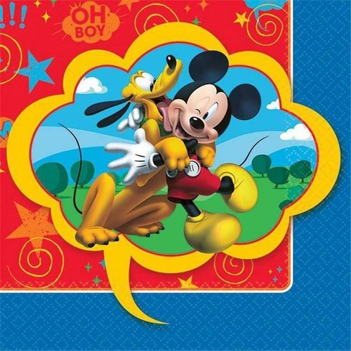 Disney Mickey Mouse Fun and Friends Party Birthday Dessert Beverage Napkins 16