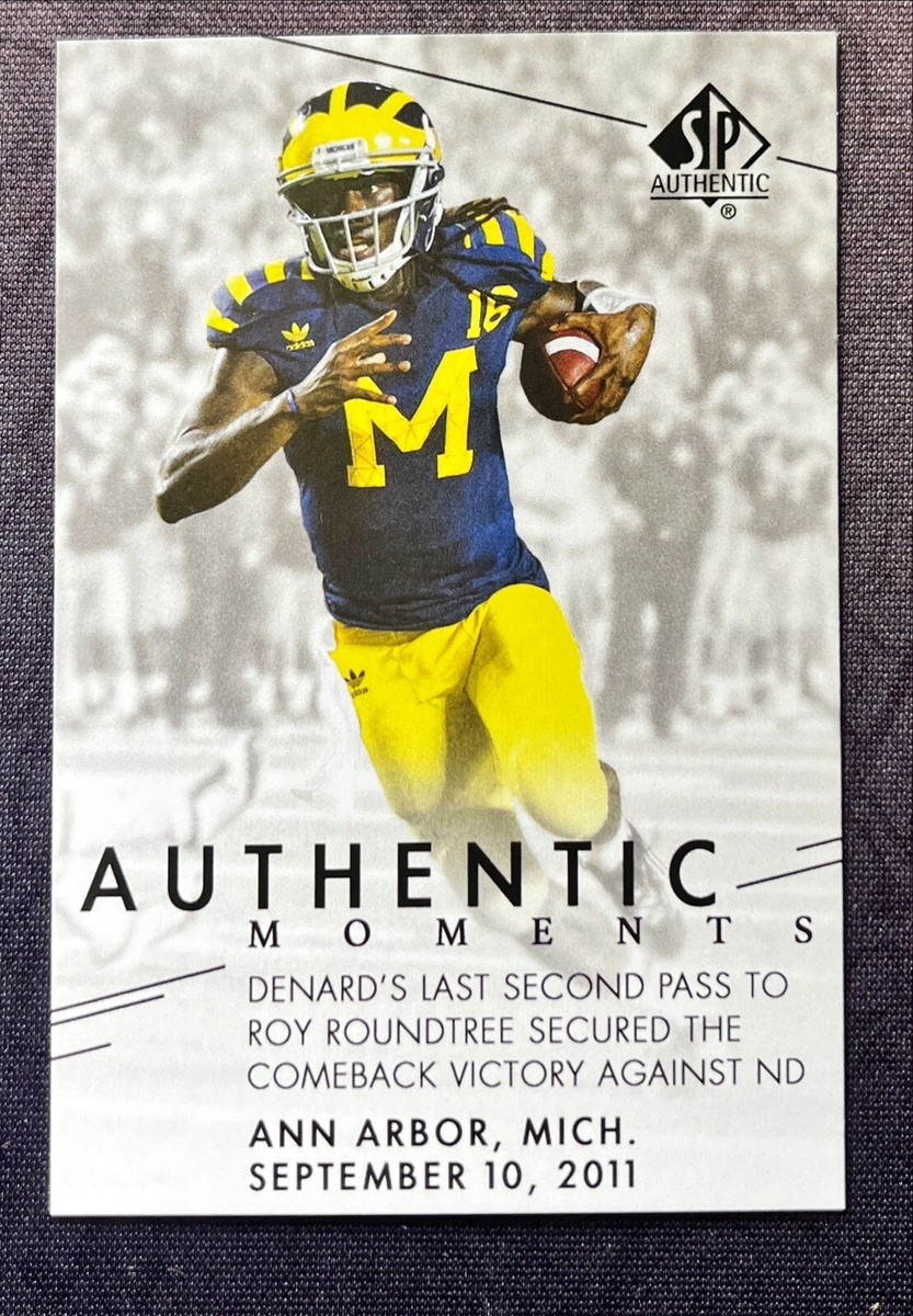 Denard Robinson Notre Dame Game Worn Jersey DENARD ROBINSON RP