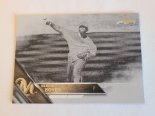 2016 Blaine Boyer SP Black And White Negative Parallel Topps Update #US7