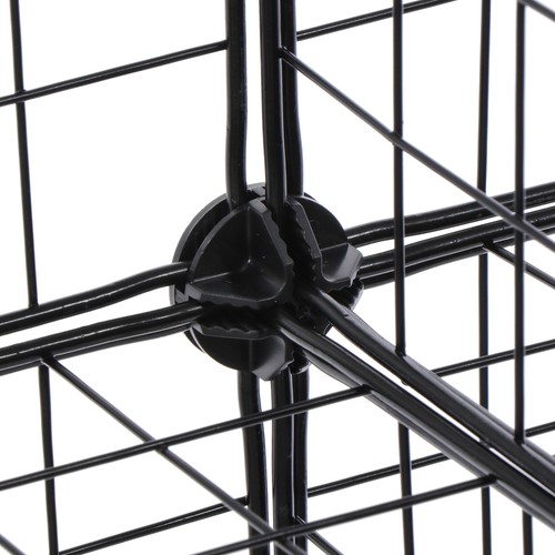 Estante de almacenamiento de 12 cubos contenedores de almacenamiento cubo de alambre modular organizador de almacenamiento estantería - Imagen 3 de 11