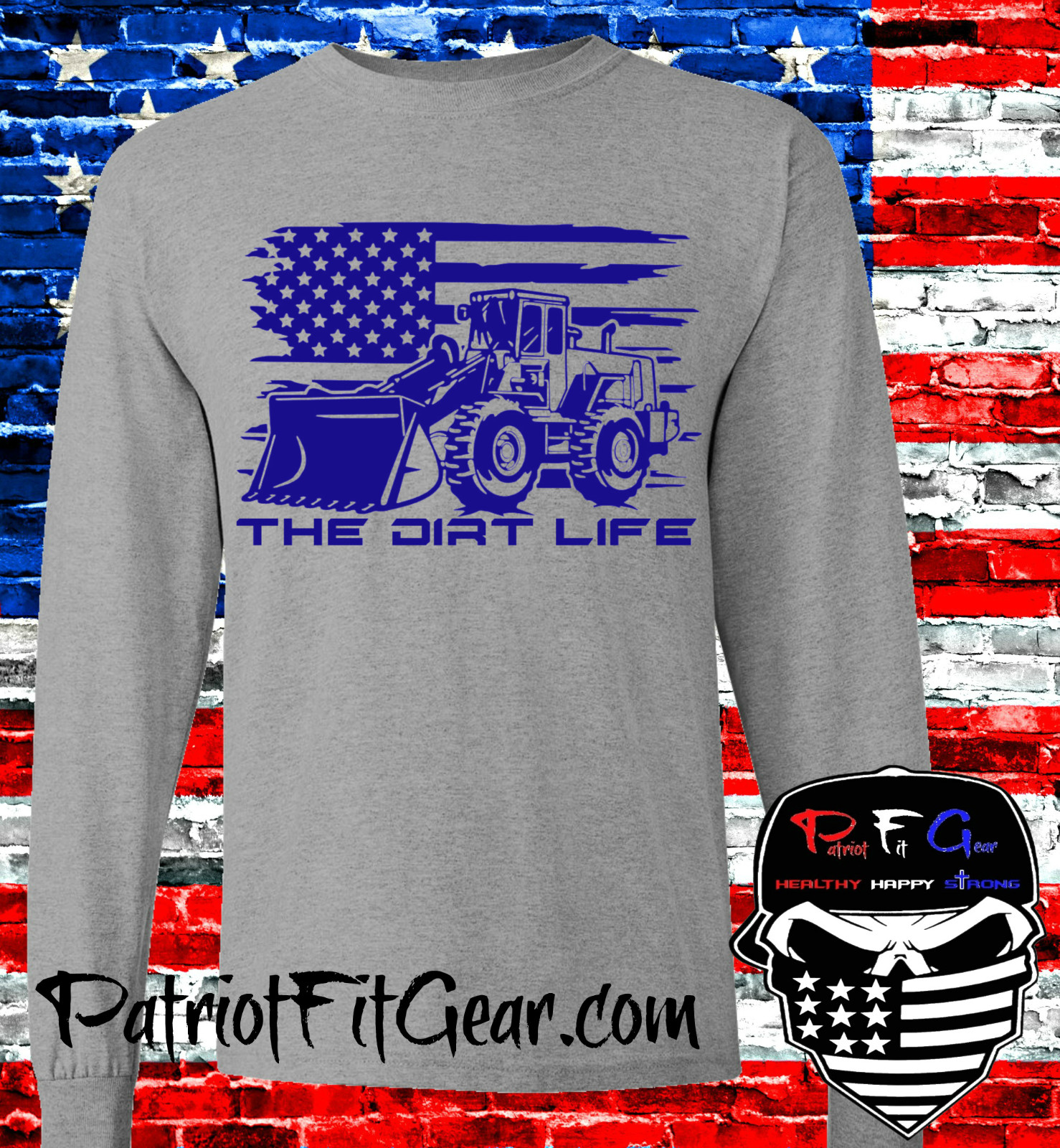 Hoodie,Dirt Life,Heavy Equipment Operator,Flag,Excavator,Doz