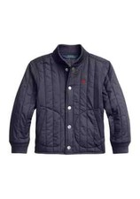 NWT Polo Ralph Lauren Navy Boys Water Repellent Baseball Jacket 8 pmy0623a