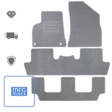 Fussmatten für Peugeot 5008 I GRAU Fußmatten Autoteppiche Bj. 2009-2017