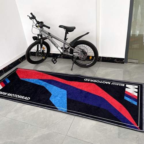 For BMW Motorrad M Sport Motorcycle Garage Motorcycle Pit Mat Carpet 220x80cm - Picture 3 of 15