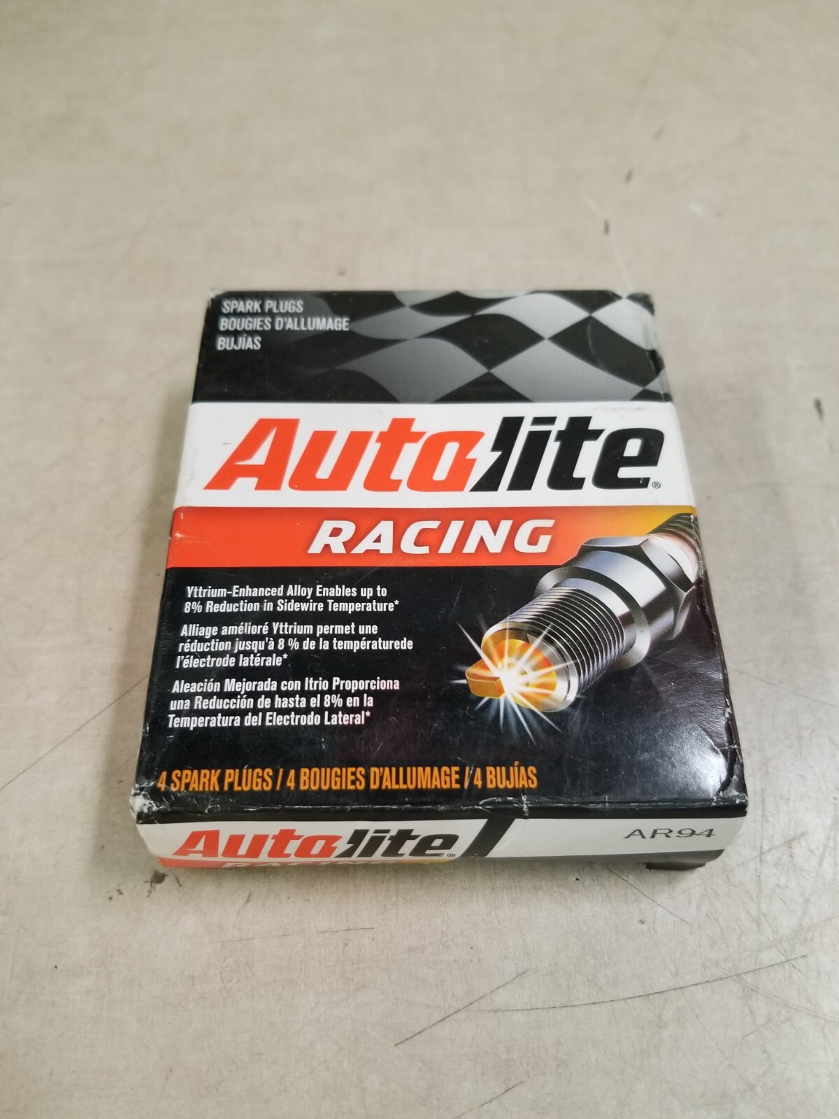 Autolite AR94 High Performance Racing Non-Resistor Spark Plug - Set of 4