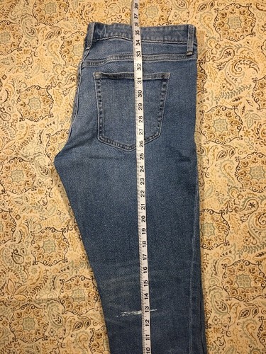 Gap Jeans Donna Designer Blu 10/30r RagazzaAmica Polsini Tagliati Carino Casual - Foto 11 di 13