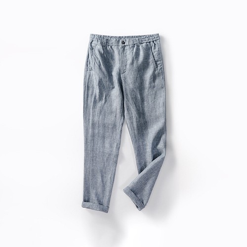 Spring Mens Line Pants Mid-waist Casual Loose Large Size Breathable Trousers New - Picture 12 of 30