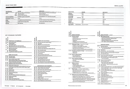 CATALOGO BROCHURE VENDITA MERCEDES SLC ROADSTER 2019 COME NUOVE ~ 30 PAGINE ~ 8" x 11" - Foto 12 di 12