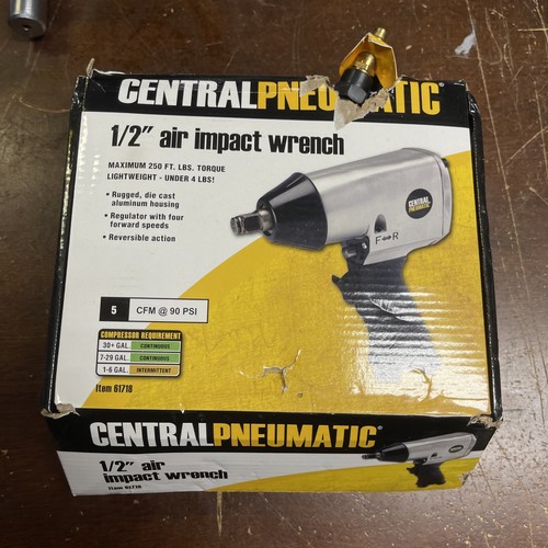 Central Pneumatic 1/2" Pneumatic/Air Impact Wrench. 61718 792363617185 eBay