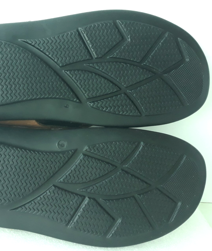 Island Surf ~ Slipper Thong Sandals Men's 9 ~ Freeport Flip Flops Leather ~ NWOB - Picture 16 of 17