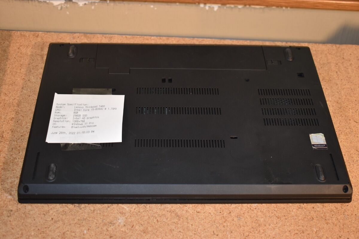 Lenovo Thinkpad T480 Intel Quad Core i5-8350U 8GB RAM 256GB Lenovo Thinkpad T480 Intel Quad Core i5-8350U 8GB RAM 256GB