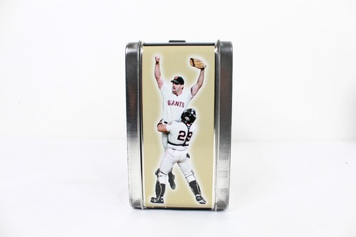 San Francisco Giants 2001 Metal Lunchbox Barry Bonds Jeff Kent J.T. Snow Lou's - Picture 4 of 15
