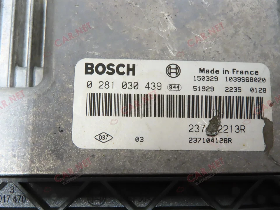 237102213R EDC17C42 0281030439 CENTRALINA MOTORE ECU RENAULT CLIO DACIA DUSTER Foto 2 de 4