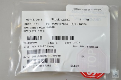 APPLIED MATERIALS 0021-76908, Stecker Schlitzventil - NEU