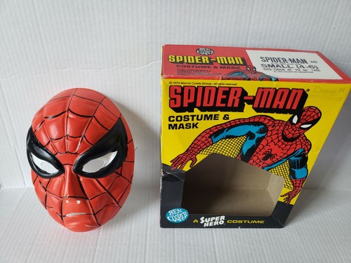 Vintage 1976 Marvel Comics Group Ben Cooper Super Hero SPIDER MAN Costume!