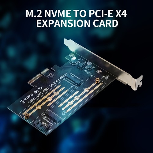M.2 NVME to PCI-E X4 Expansion SSD with M.2 M- B- I4Y3 - Afbeelding 8 van 10