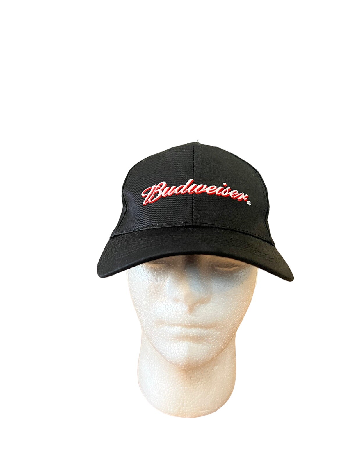 Budweiser Snapback Hat Spell Logo Cursive Embroid… - image 1