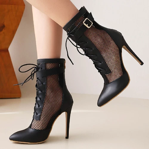 Black summer hotsell ankle boots