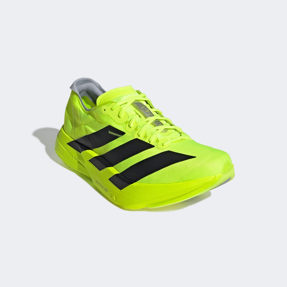 adidas Adizero Adios Pro 4 M Lucid Lemon Black Men Unisex Racing Running JR6364