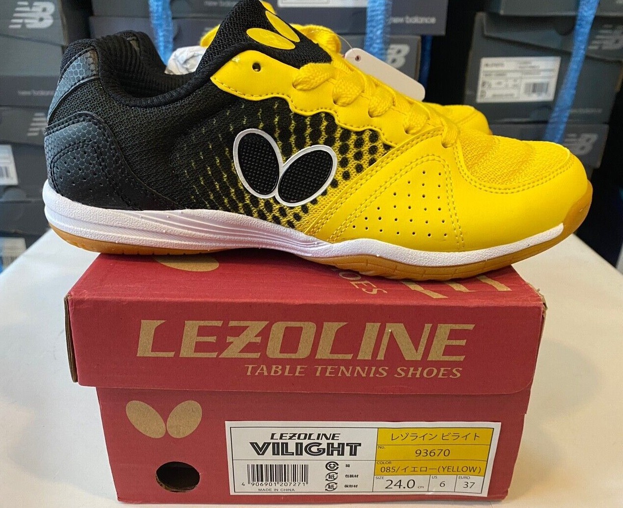Спортивная обувь для настольного тенниса Butterfly Lezoline Vilight унисекс US6240 NWT 93670 24490₽