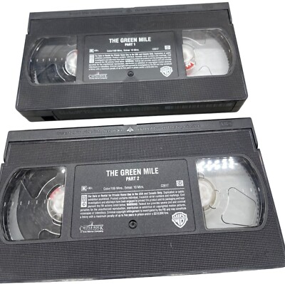 the green mile VHS 1999 rated R 189 minutes English Worner brothers READ