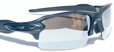NEW Oakley FLAK 2.0 Matte Black POLARIZED Galaxy Chrome Mirror Sunglass 9188