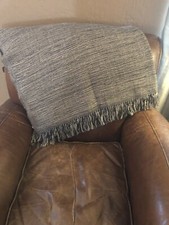 Restoration Hardware 50 x 70 RIBBED STRIPE THROW NWT Stunning 