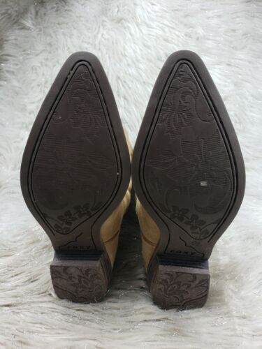 ROXY Giddy Up Brown Leather Western Boots Size 6 - Picture 6 of 6