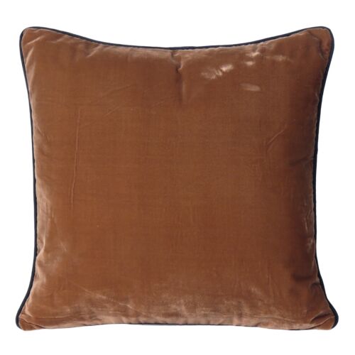 Home Decor Velvet Cushion Cover Piping Edge with Zipper Pillow Case Set of 2 - Picture 63 of 91