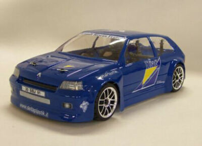 Renault Clio Williams Rally 1/10 Scale RC Body Body + Glass Masks