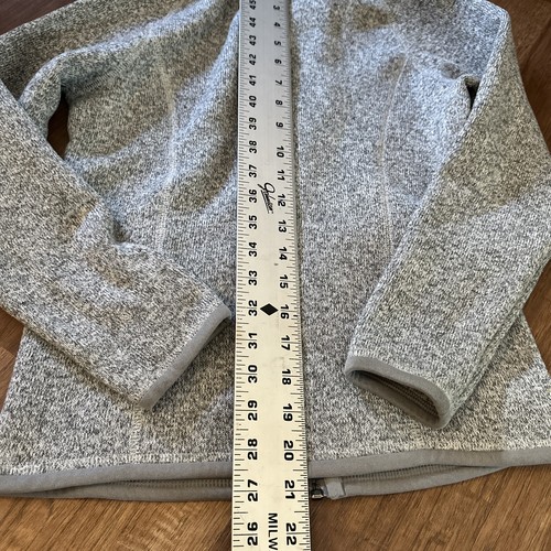 Patagonia Better Sweater Youth Large 12 Gray Full Zip Fleece Jacket Hiking Kids - Picture 11 of 12