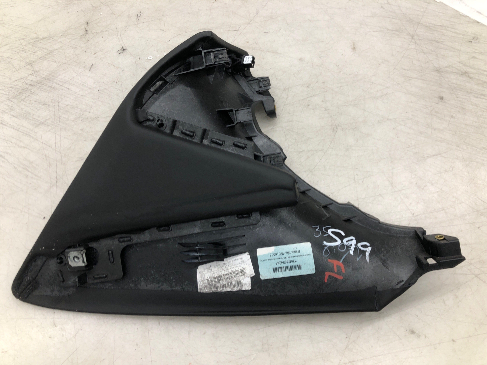 2016-2020 BENTLEY BENTAYGA LOWER LEFT DASH CONSOLE SIFE COVER W/TEMP SENSOR