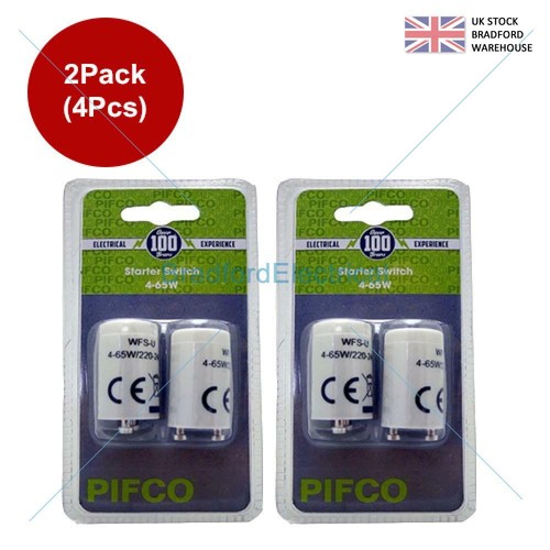 4x Fluorescent Light Starter 465W FSU (Flu Tube Starter Switch 4