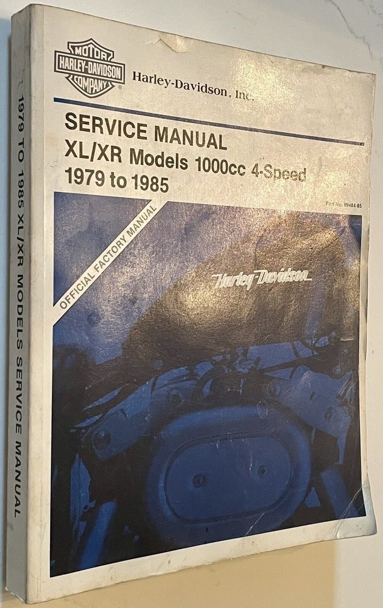 ハーレー 純正 マニュアル XL/XR 1979-1985 Harley Davidson - ハーレーダビッドソン「1985年版総合カタログ