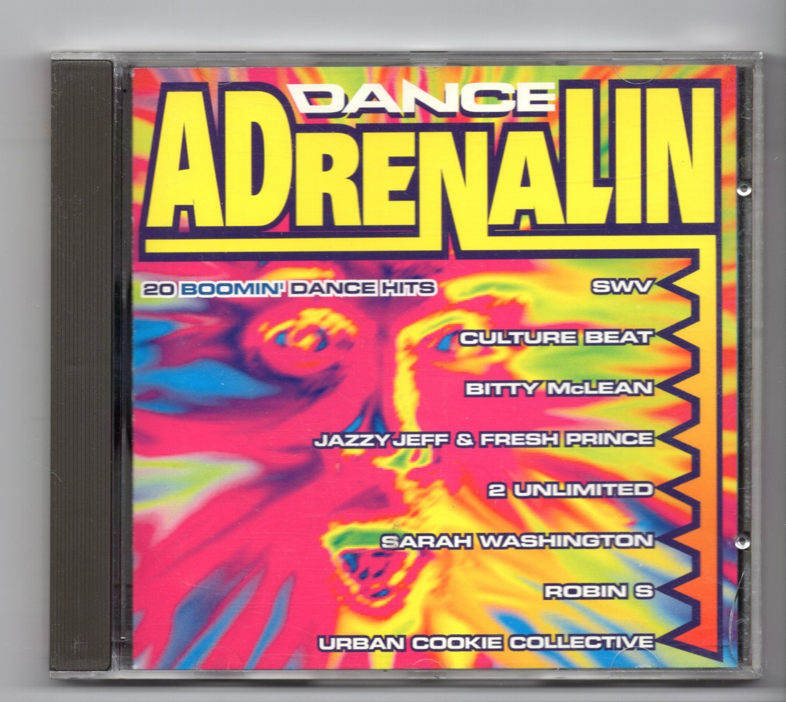 (JF557) Dance Adrenalin, 20 tracks various artists - 1993 CD