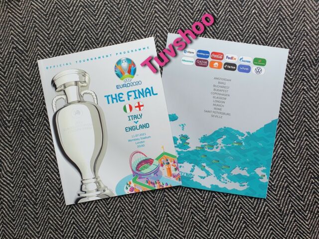 Euro 2020 Final Official Programme England v Italy 11/7/ 21 IN STOCK!