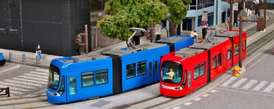 N Scale Kato 14-805-2 My Tram Red NIB Streetcar Strassenbahn