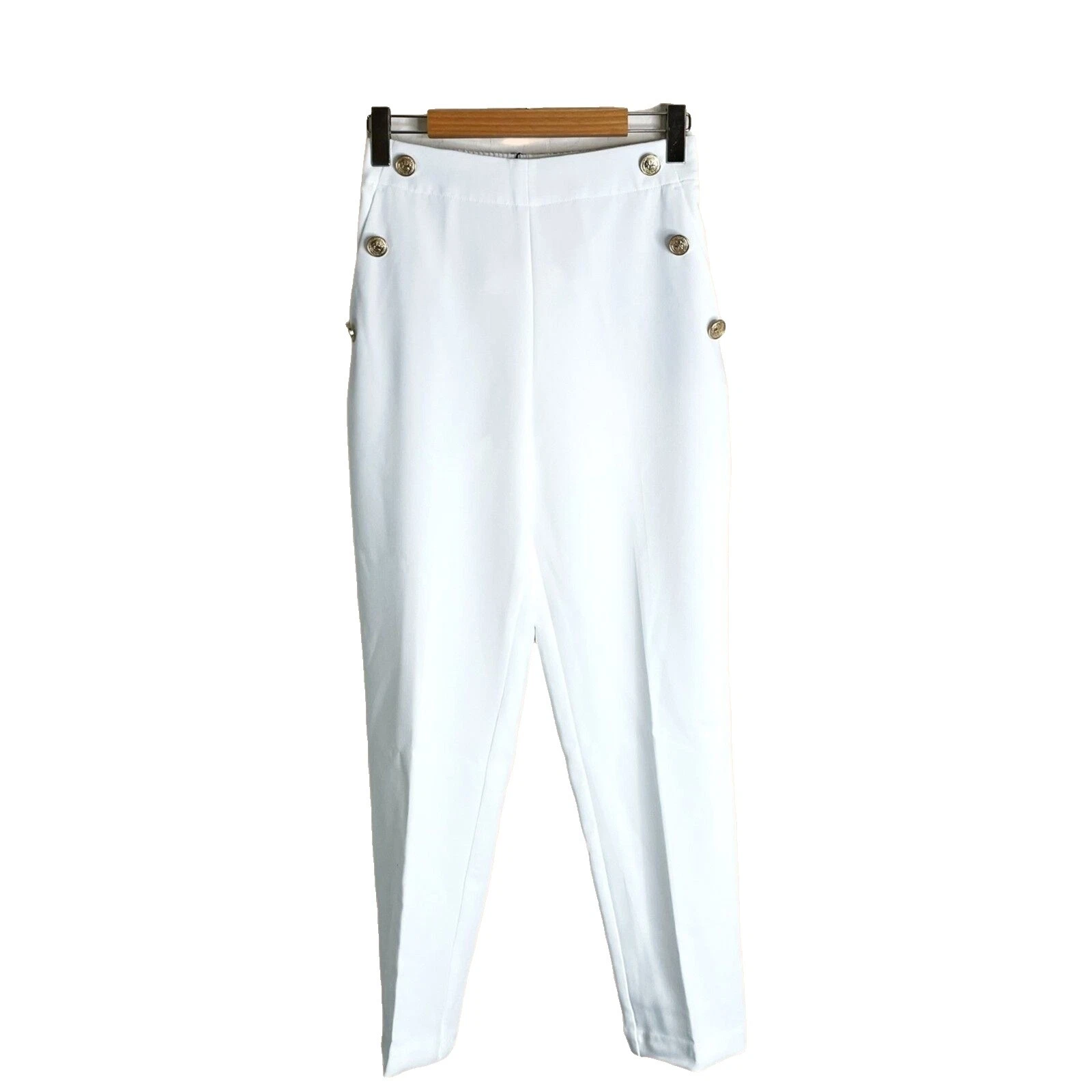 Pantalones blancos Zara para De mujer