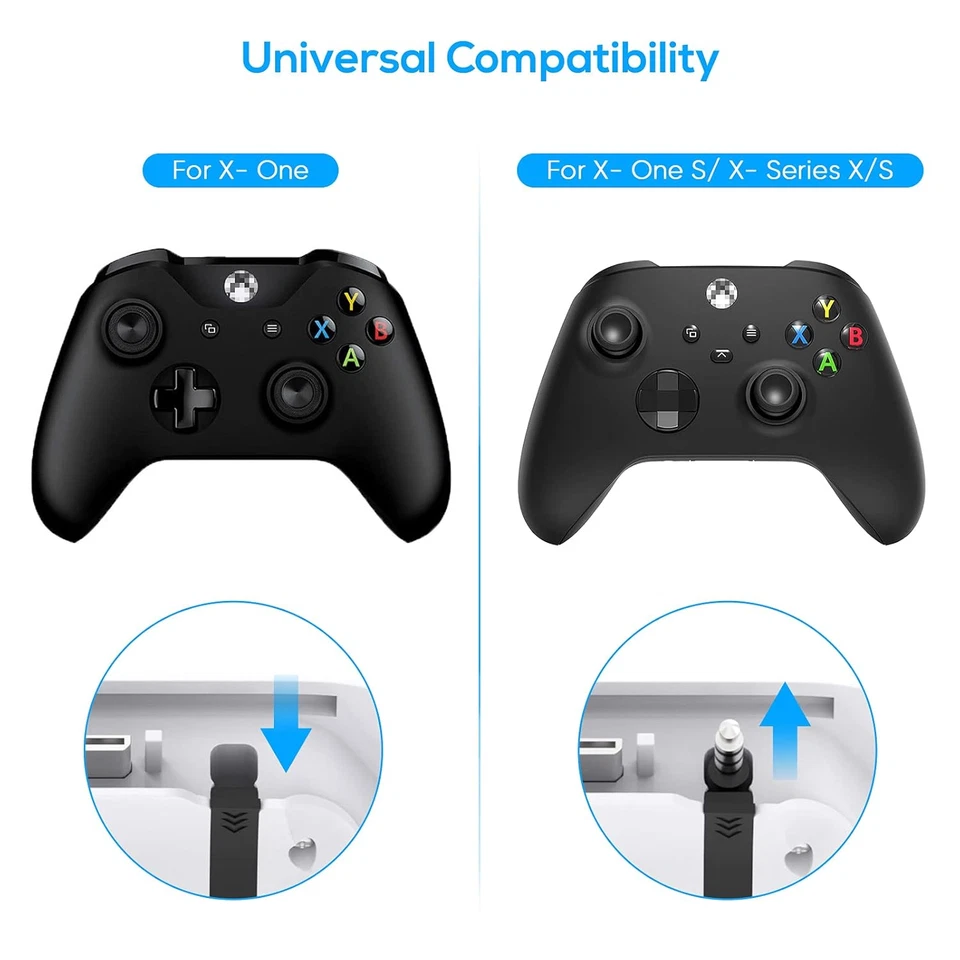 Wireless Keyboard Chat Pad for Xbox Series X/S One Controllers QWERTY Audio Jack - Image 2 of 4