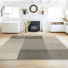 Ruggable Washable Gradasi Grey Flatwoven Rug MISSING Nonslip Pad 8  x 10  1837275