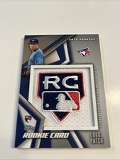 2021 Topps Series 2 Nate Pearson RC Rookie Card Logo Patch #RP-NP Blue Jays